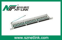 NT-P040 0.5U 24Port UTP Patch Panel