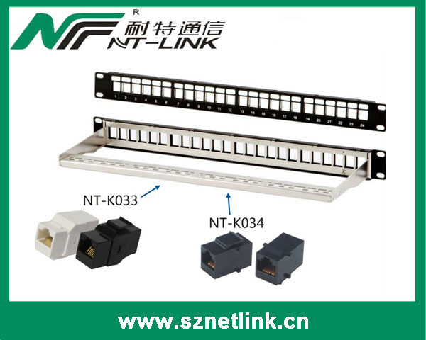 NT-P028 Cat5e&Cat6 RJ45 STP Patch Panel