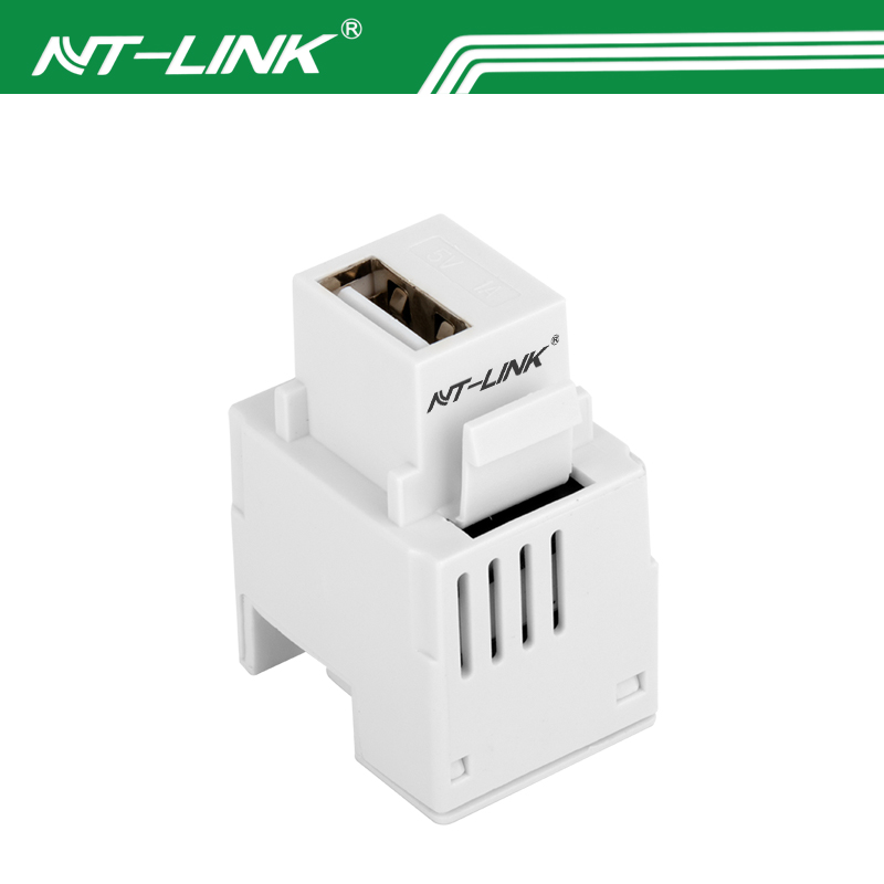 Wall Mount  5V 1A RJ45 Smart keystone USB Charger