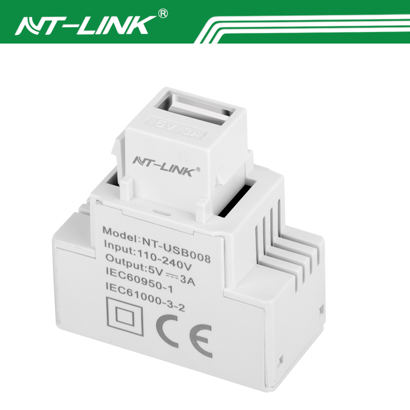 RJ45 Keystone Type 5V 3A USB Charger